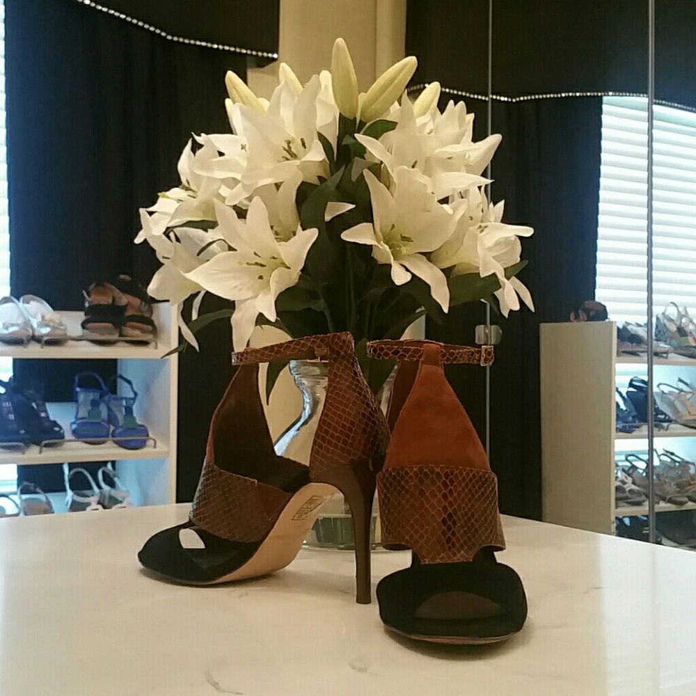 White House Black Market Strappy Heels